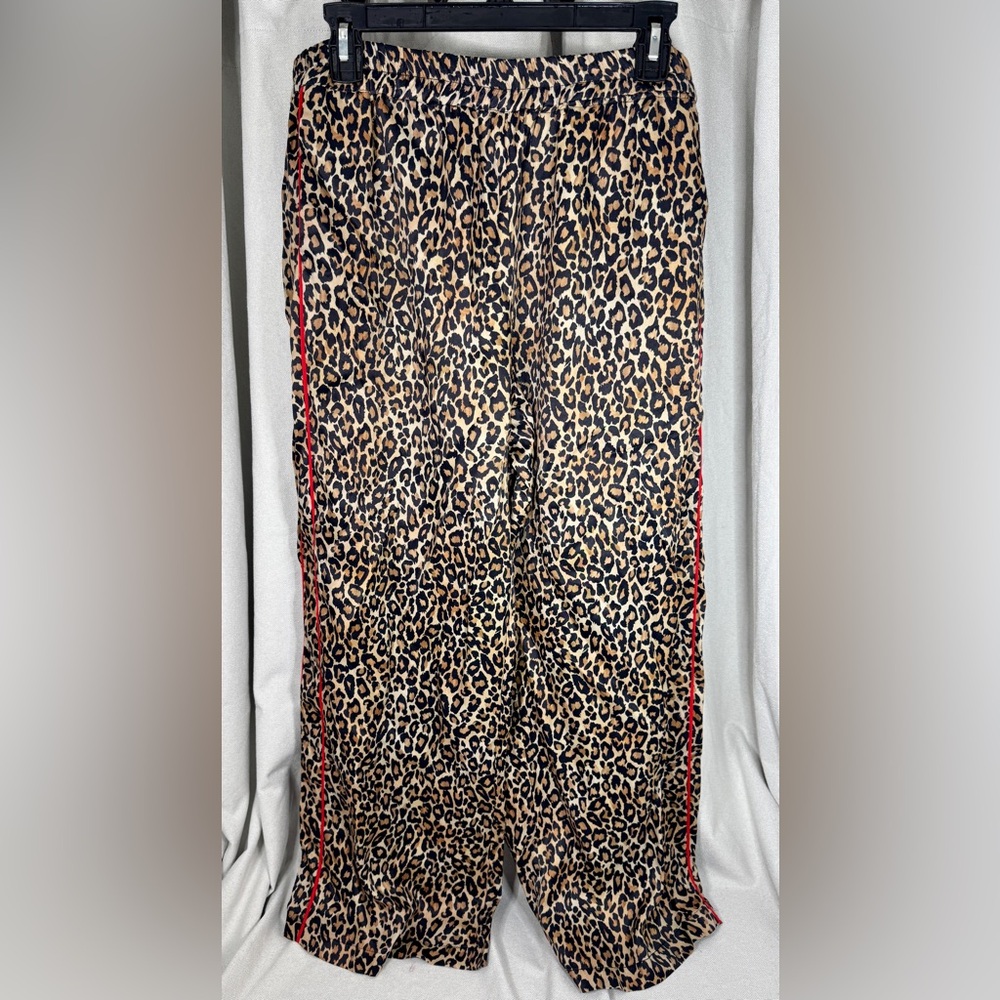 Anthropologie Leopard Pull-On Trousers, ‼️Large‼️ (updated, not XL)